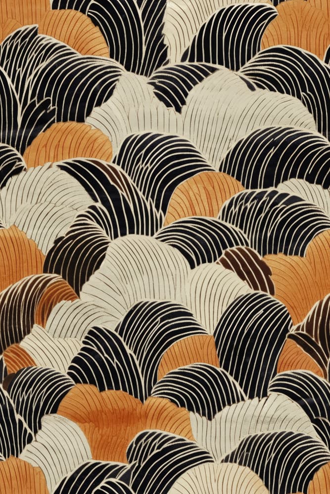 Flowing Wavescape by Treechild — canvas wall art