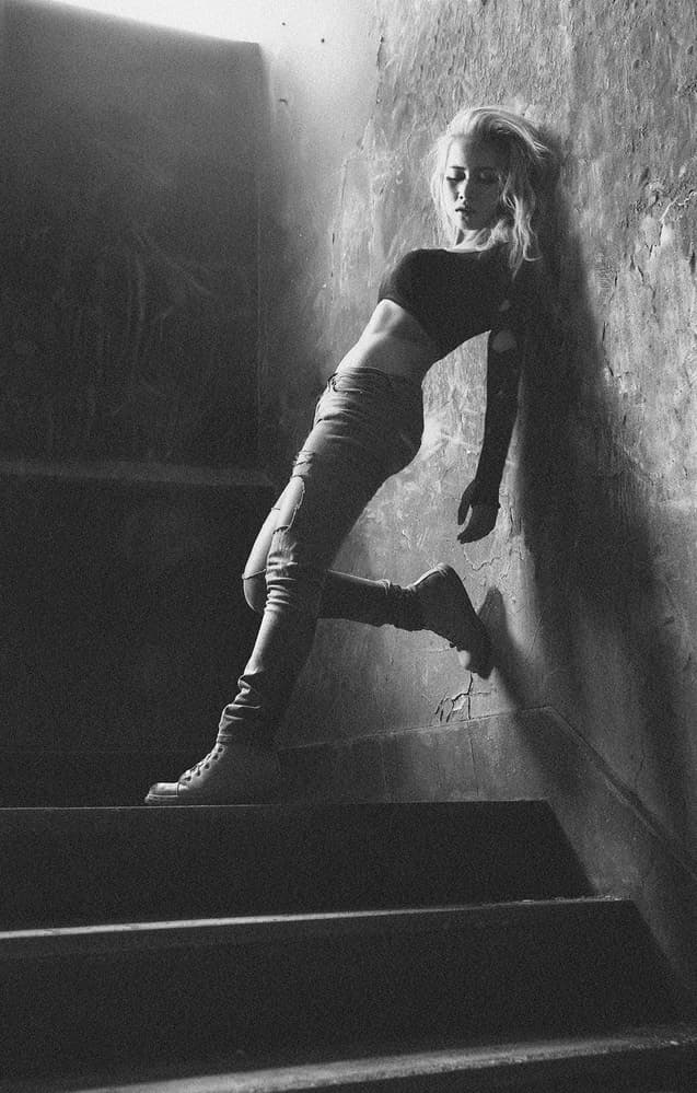 Dramatic Urban Portrait by Sebastian Kisworo — canvas wall art