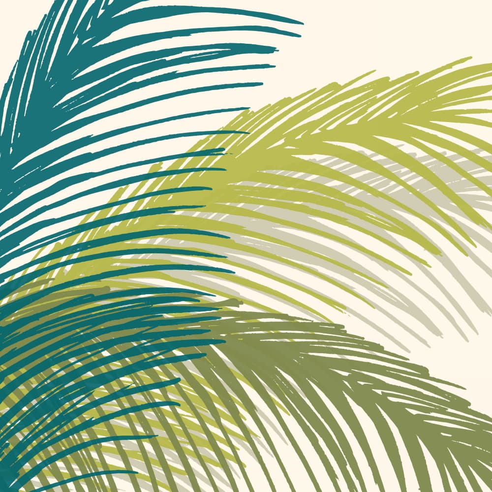 Palm Silhouette 3 by Kristian Gallagher — canvas wall art