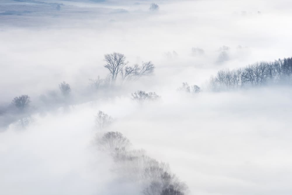 Serene Valley Fog by Marco Galimberti — canvas wall art