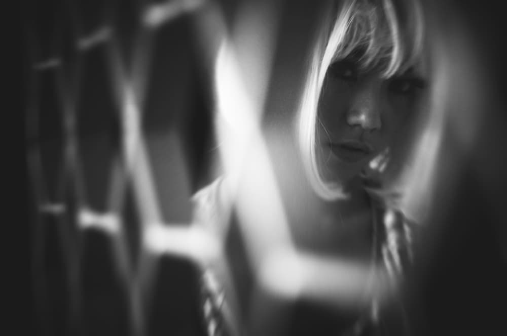 Mysterious Blonde Portrait by Andi Ridha Mulya — canvas wall art