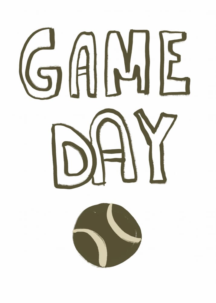 Gameday by Treechild — canvas wall art