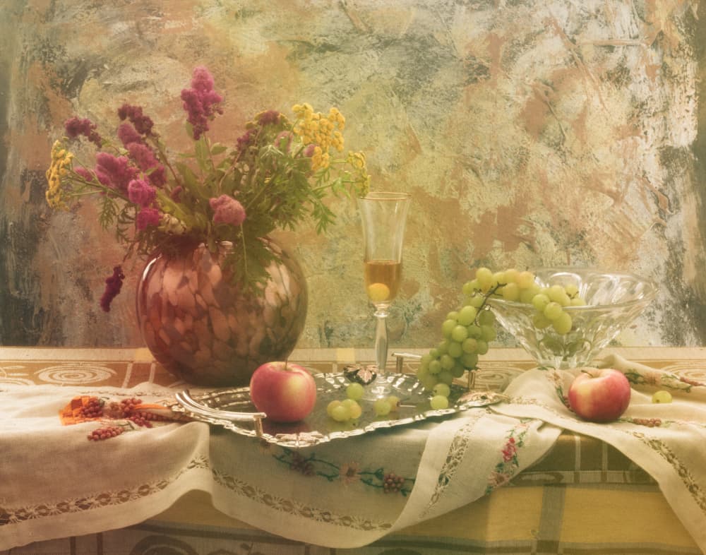 Autumn Table Still Life by UstinaGreen — canvas wall art