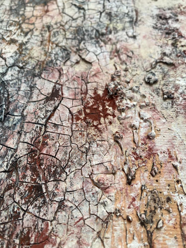 Cracked Earthy Texture by Gabriela Aleksandra Szuba — canvas wall art