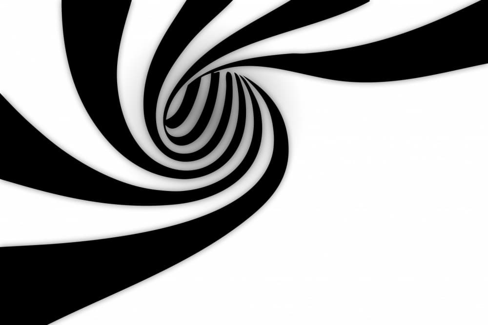 Hypnotic Spiral Tunnel by Rafal Kulik — canvas wall art