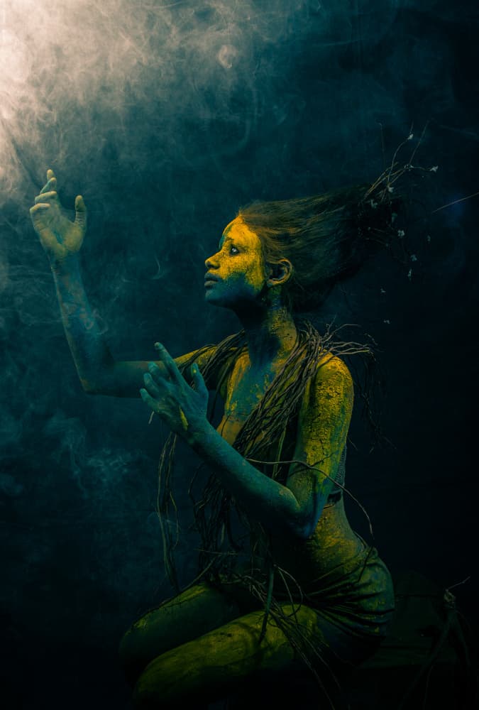 Nature Spirit Rising by Dipankar Paul — canvas wall art