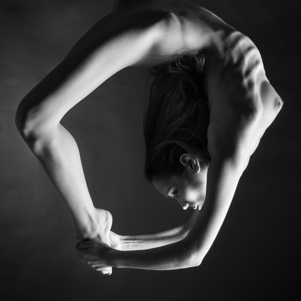 Flexible Human Form by MagnusPhotos — canvas wall art