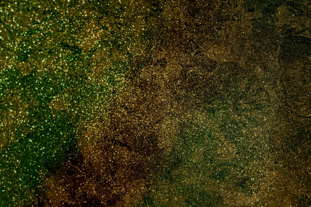 Dark Emerald Gold Glitter by Josie George — canvas wall art