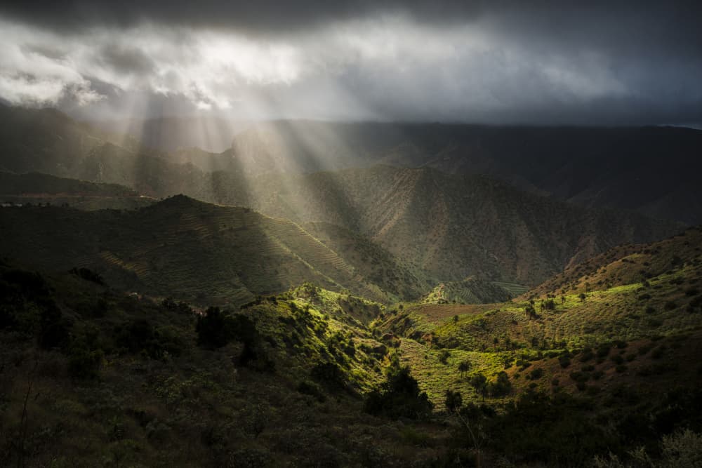 Magic Rays by Stefan Hefele — canvas wall art