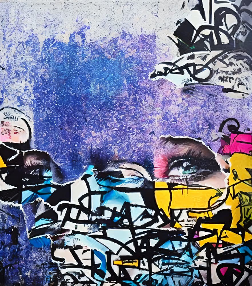 Urban Graffiti Gaze by Cicero Spin — canvas wall art