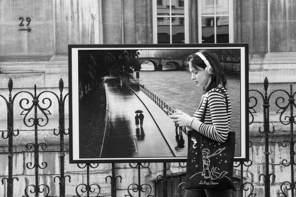 Quiet Moment in Paris by Shay Lev Ari — canvas wall art
