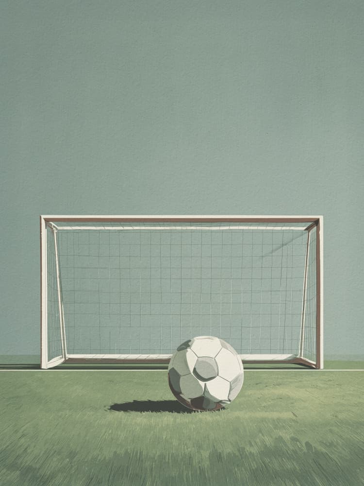 Soccer Ball Goal by Andreas Magnusson — canvas wall art