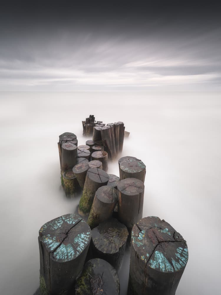 Misty Ocean Posts by Andrea Maestosi — canvas wall art