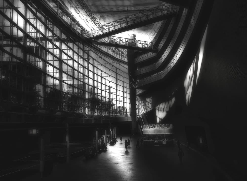 Dramatic Architectural Space by Keisuke Ikeda @ blackcoffee — canvas wall art