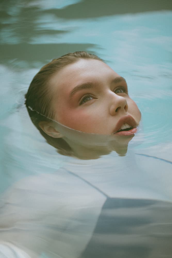 Serene Water Portrait by Salcov Igor — canvas wall art