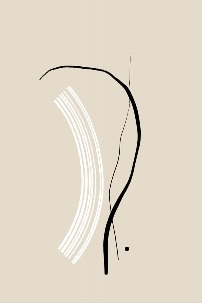 Fluid Lines Dance by uplusmestudio — canvas wall art