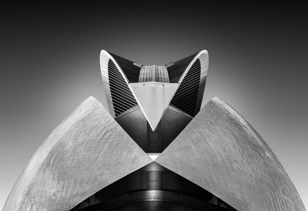 Modern Architectural Symmetry by Antoni Figueras — canvas wall art