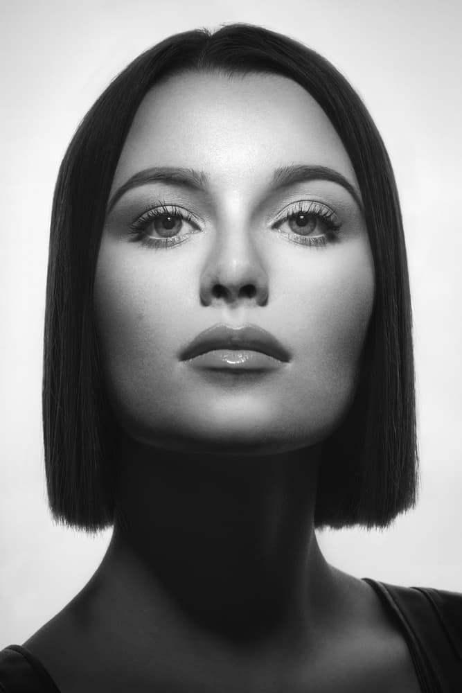 Elegant Woman Portrait by Denis — canvas wall art