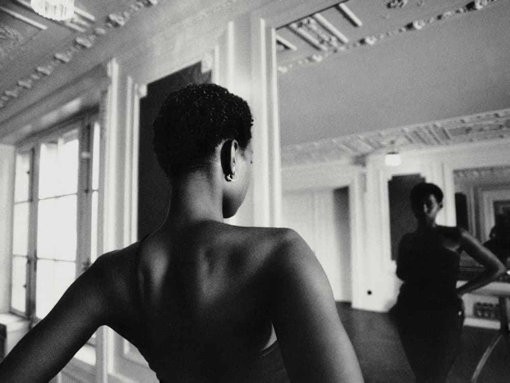 Dancer's Mirror Reflection by Steffen Lauterbach — canvas wall art
