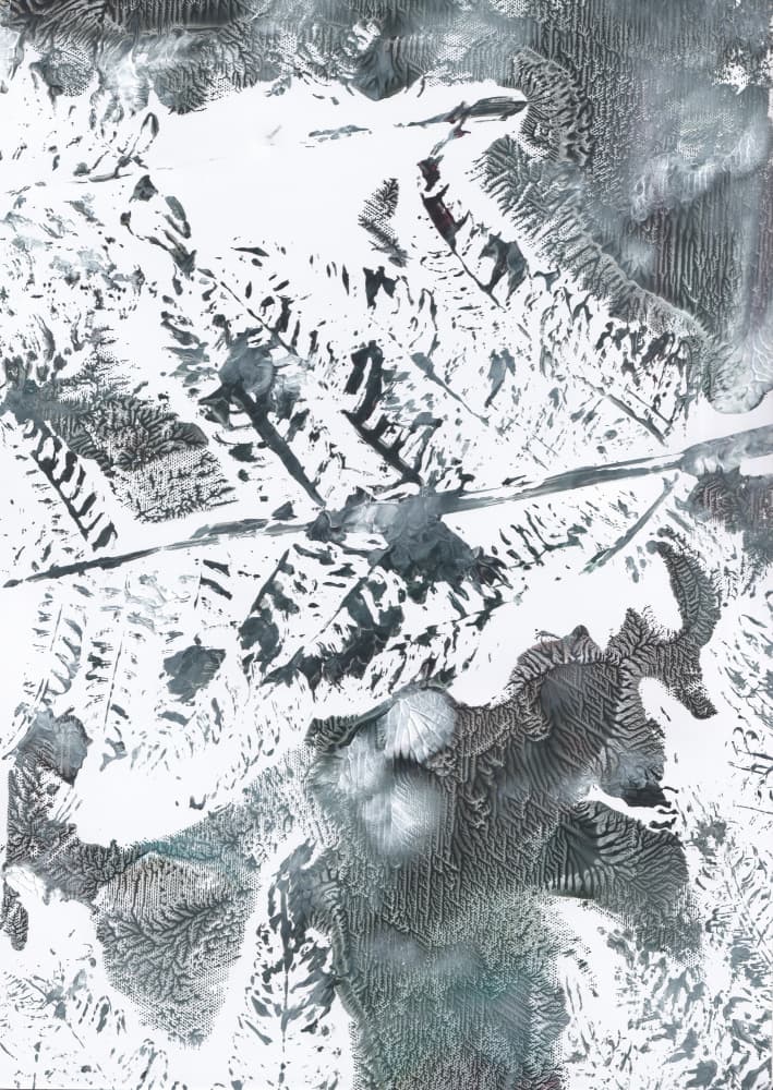 Ethereal Winter Foliage by Maira Ribena — canvas wall art