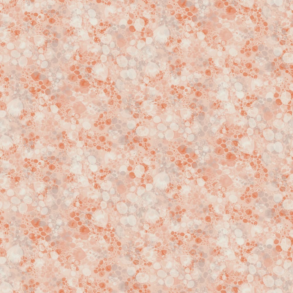 Soft Orange Bubbles by VOLHA RAMANCHUK — canvas wall art