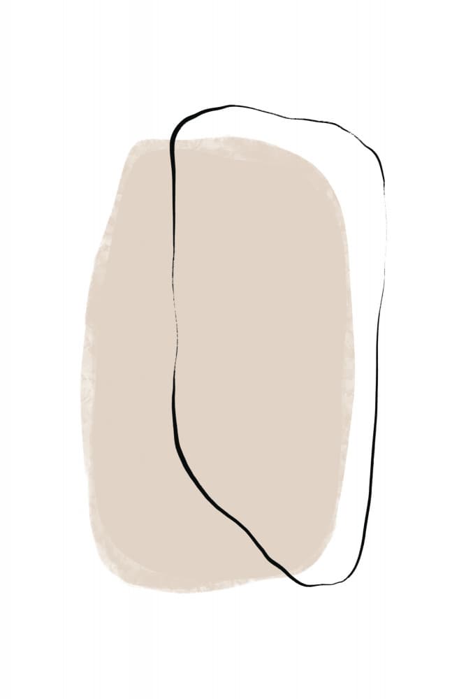 Gentle Contours by uplusmestudio — canvas wall art