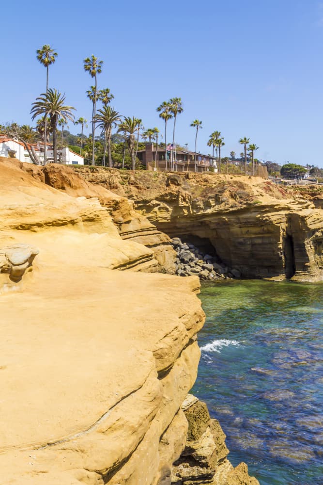 La Jolla Coastal Caves by Melanie Viola — canvas wall art