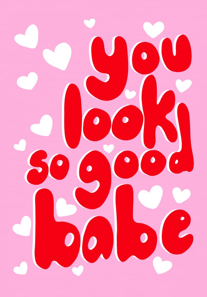 You Look Amazing by Athene Fritsch — canvas wall art