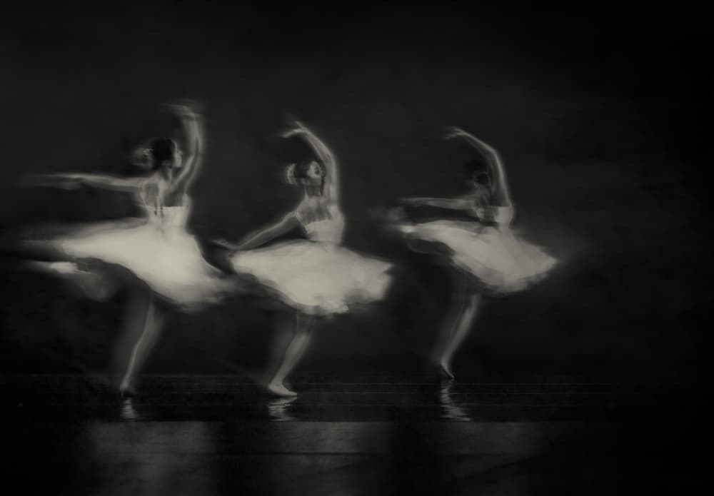 Ethereal Ballet Dancers by Mia Meng — canvas wall art