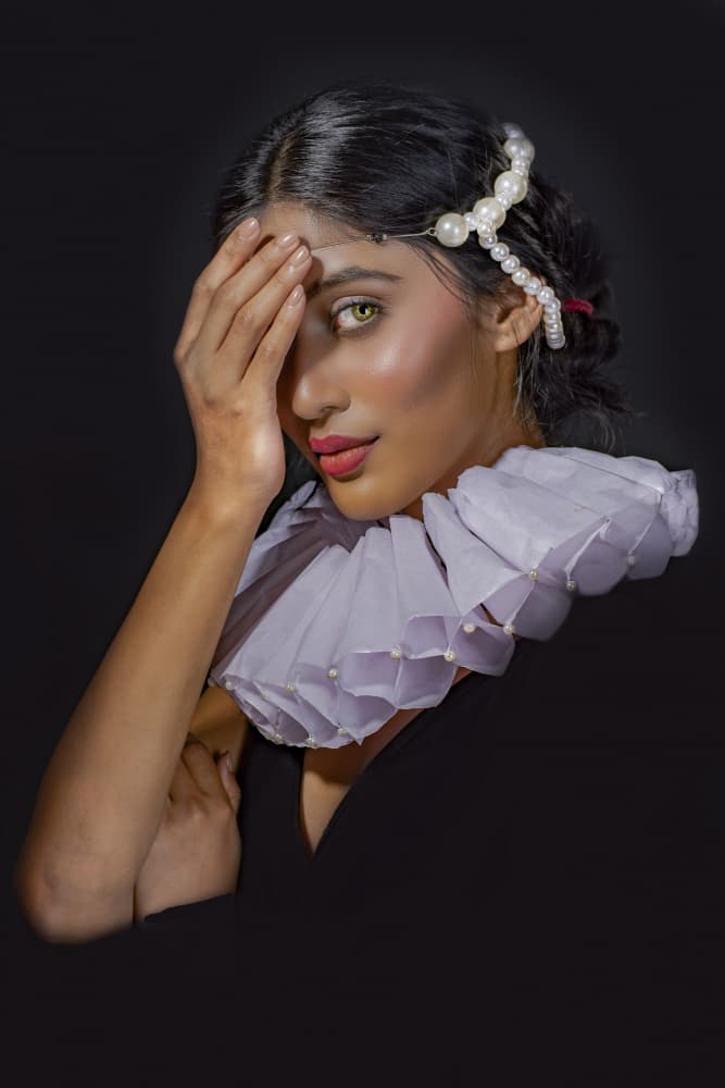 Renaissance Woman Portrait by DEBASISH CHATTOPADHYAY — canvas wall art