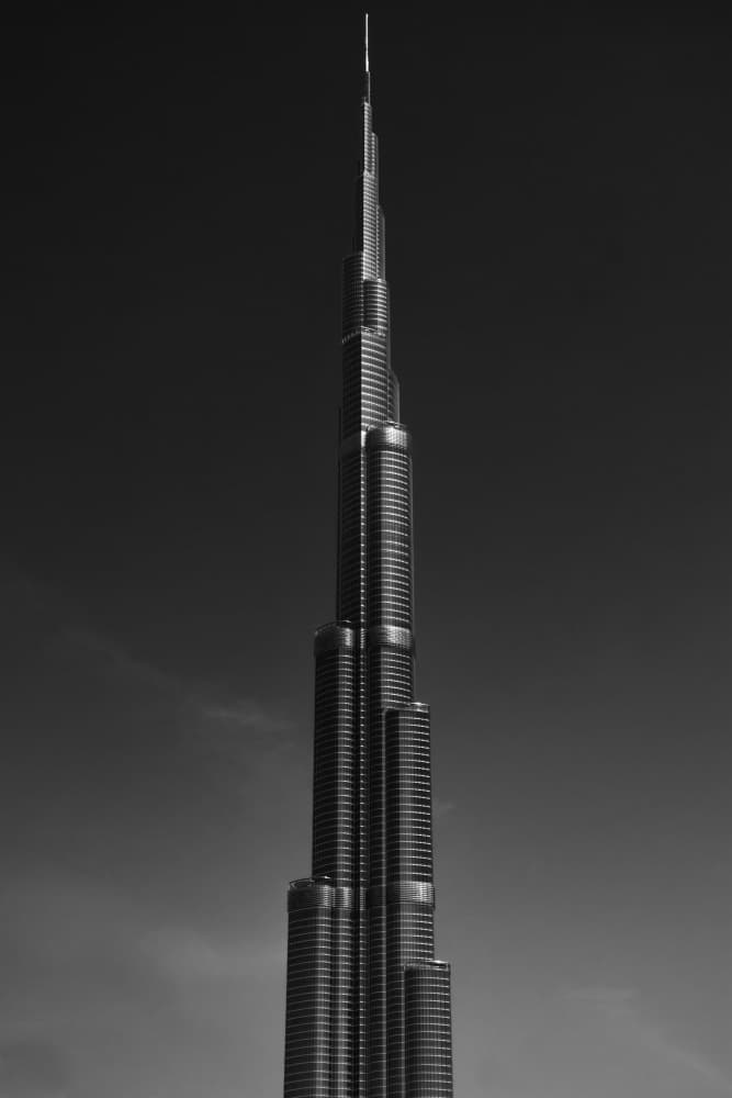 Majestic Urban Tower by Ibraheem Badahdah — canvas wall art