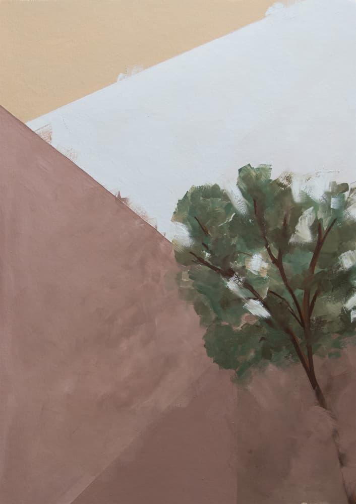 Minimal Tree Shapes by Livia Frigo — canvas wall art