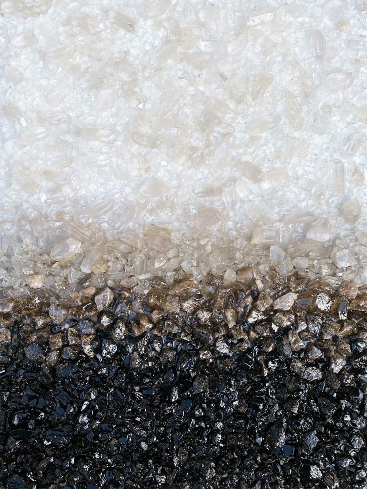 Crushed Stone Gradient by Alyson Storms — canvas wall art