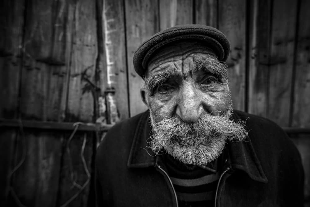 Wise Man With Beard by Suleyman Uzumcu — canvas wall art