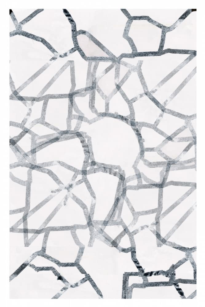 Fragmented Grid Pattern by cartissi — canvas wall art