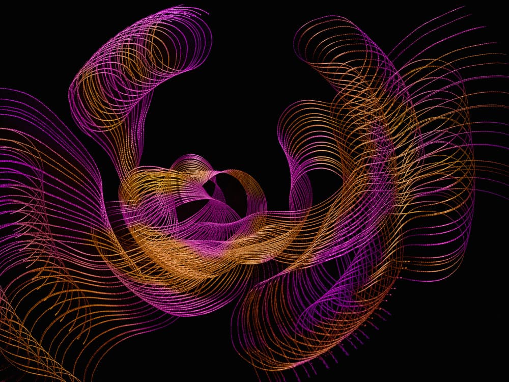 Vibrant Abstract Flow by Heidi Westum — canvas wall art