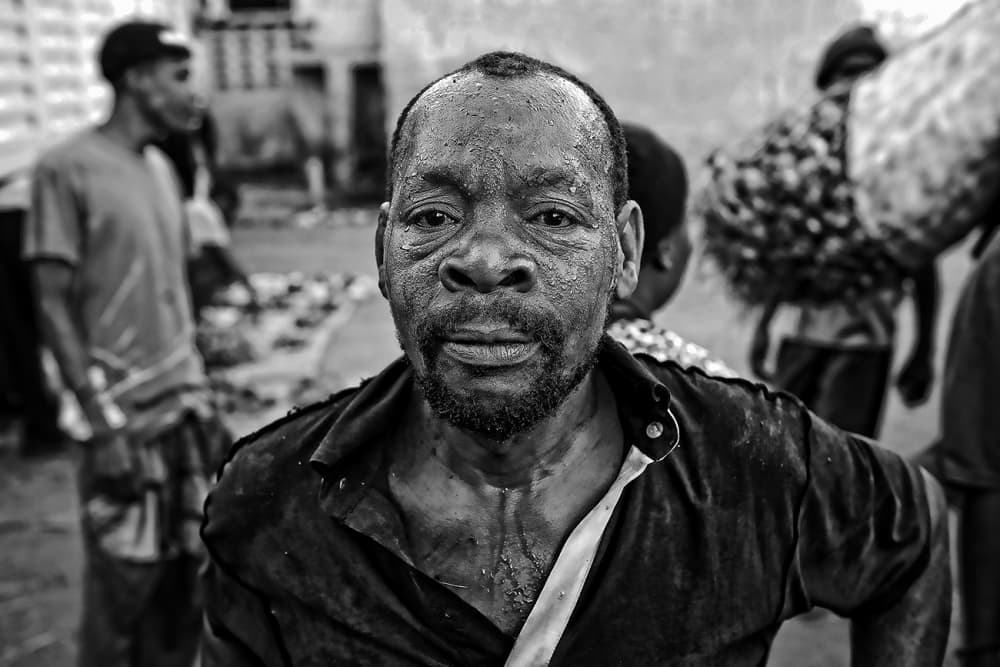 Intense Market Gaze by Foad Mirzaie — canvas wall art
