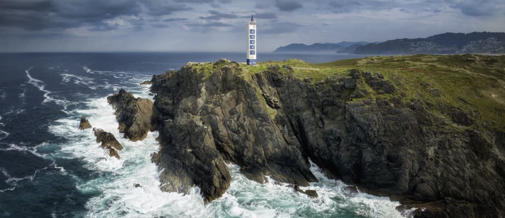Coastal Lighthouse View by Josema Martin Espinar — canvas wall art