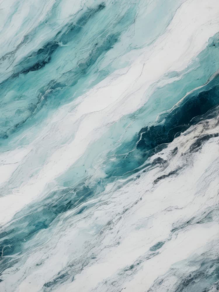 Marble Ocean Swirl by Alpenglow Workshop — canvas wall art
