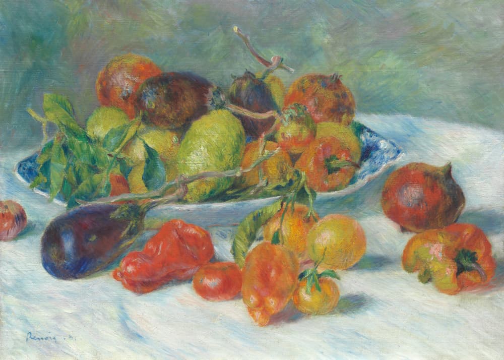 Fruits of the Midi by Pierre Auguste Renoir — canvas wall art