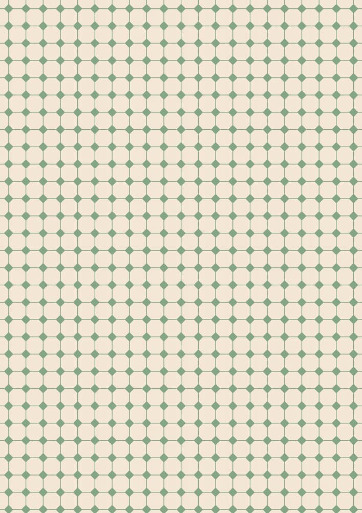 Retro Sage Square Pattern by kathrinmay — canvas wall art