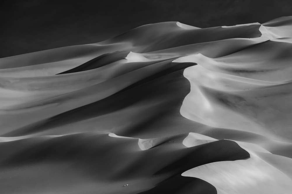 Shadowed Sand Dunes by Jeffrey Wong — canvas wall art