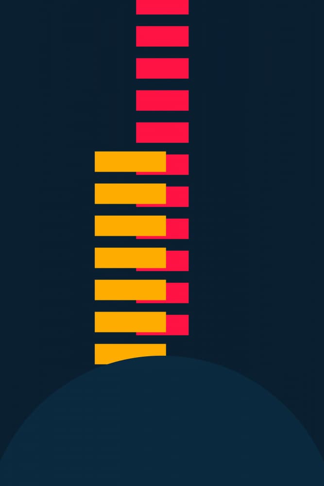 Abstract Stacked Rectangles by jay stanley — canvas wall art