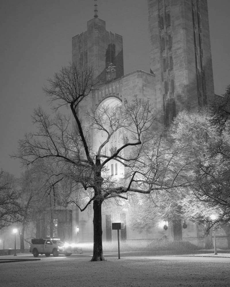 Gothic Winter Night by Scott J. Pilla — canvas wall art