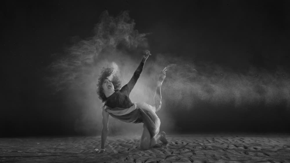 Dynamic Dust Dance by Rob Li — canvas wall art