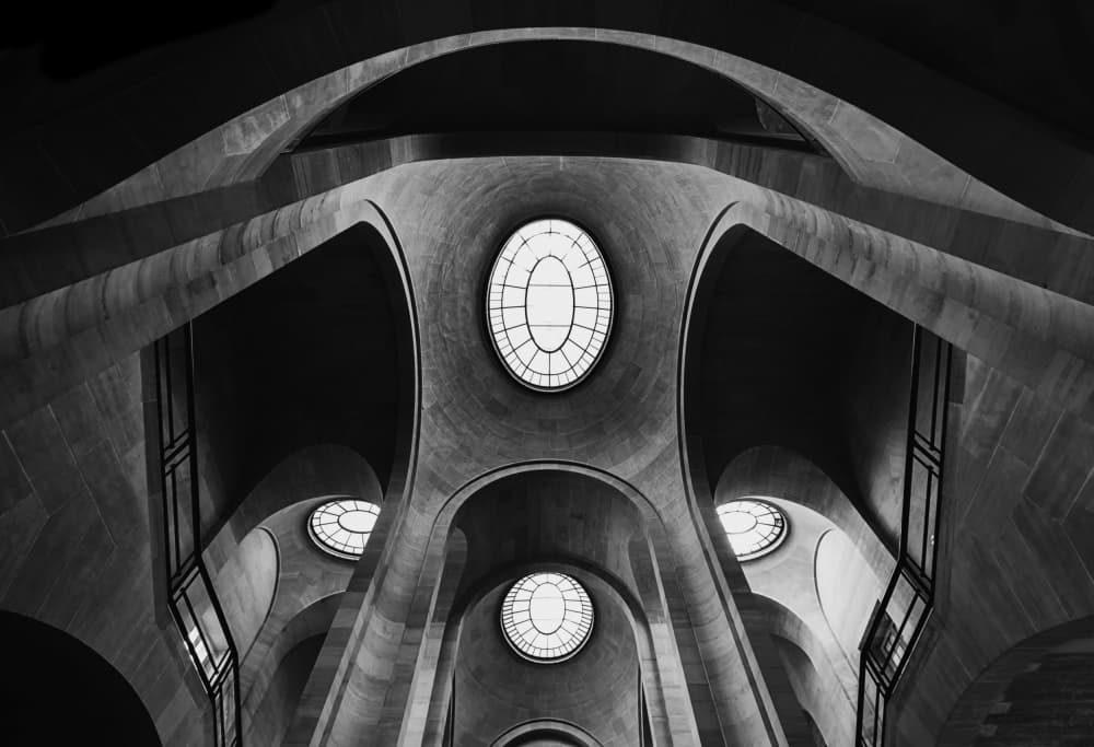 Grand Arches and Ovals by Ashley Sowter — canvas wall art