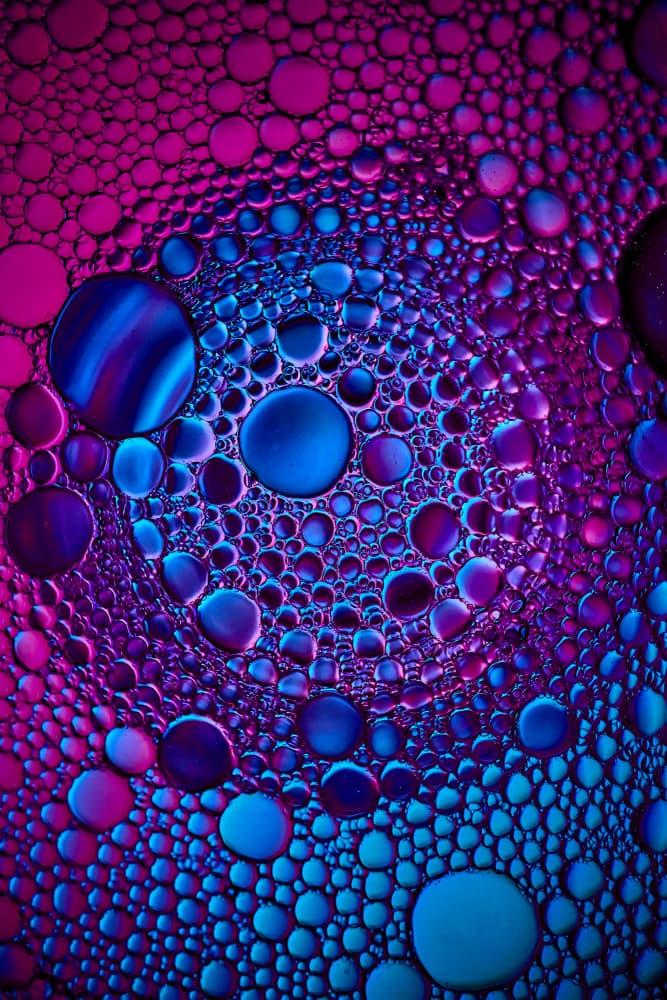 Iridescent Bubble Vortex by Vladislav Danilov — canvas wall art