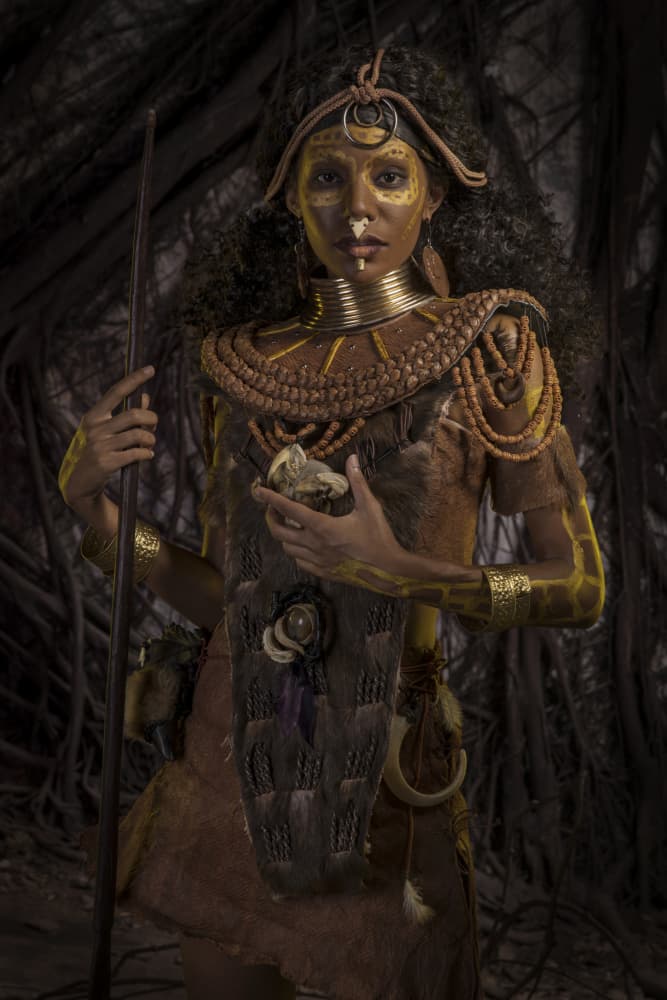 Ancient Warrior Queen by Sita Gramich — canvas wall art