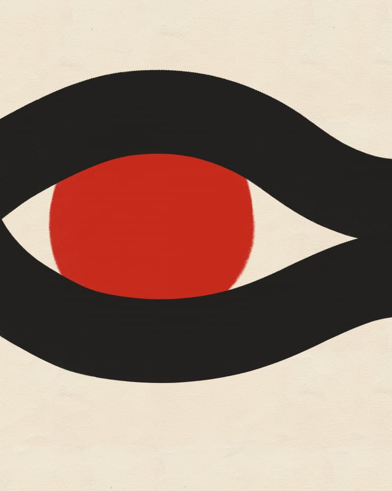 Bold Watchful Eye by Deepthi s — canvas wall art