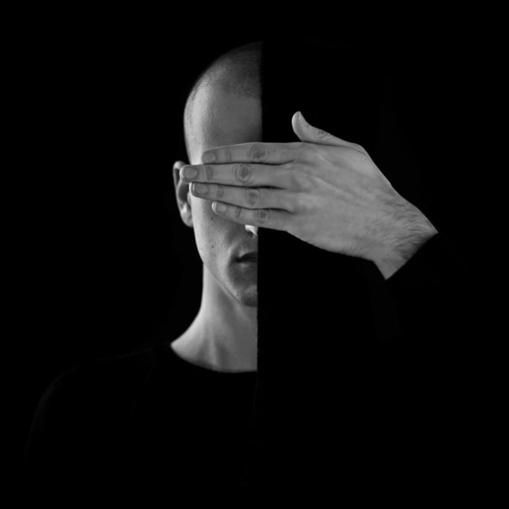 Mysterious Covered Face by Bobby Kostadinov — canvas wall art